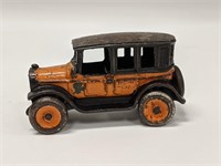 Rare 1920's Arcade Cast Iron 5" Yellow Cab