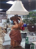 Large woman lamp