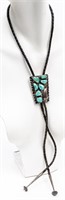 Jewelry Sterling Silver Turquoise Bolo Tie