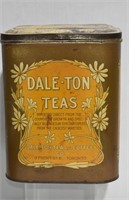 Vintage Dale-Ton Teas (Toronto) Tin  9"h