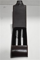 Cutter & Buck Pen Set In Leather Case