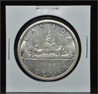 1965 CAD Silver Dollar Coin