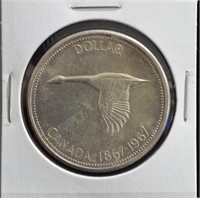 1967 CAD Centennial Silver Dollar Coin