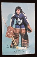 Vintage Signed TML Doug Favell Hockey Photo