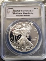 2009 Proofed Overstrike Mint State A.S.E.