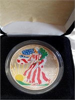 2000 Colorized American Silver Eagle