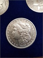 First 5 Years of the Morgan Silver Dollar in Box