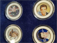 Elvis Presley Colorized State Quarters in box