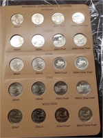 2004-2008 P & D State Quarter w/Proofs & Silver