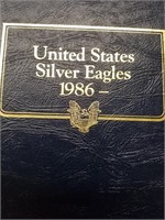 1986-2012 American Silver Eagles (27) coins