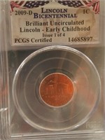 2009-D Lincoln Early Childhood PCGS Brillian Unc