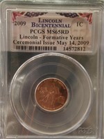 2009 Lincoln Formative Years PCGS MS65RD