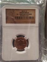 2010 Union Shield NGC BU First Day Issue