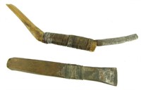 2 Antique Eskimo Tools