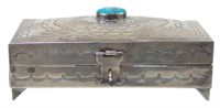 Navajo Silver Box - Sus