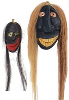 2 Iroquois False Face Masks