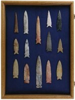 Stone Spear Point Display