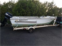 1977 Duracraft Boat and Trailer