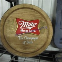 Miller High Life barrel sign