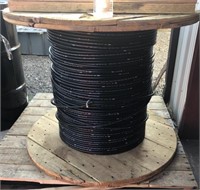 1/3 Spool Black box cable 62.5/125 6F