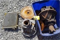 Lot of various engine parts.