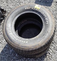 Pair of lightly used BF Goodrich Tires