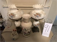 Lamps, Vases, Candle Holders , Misc