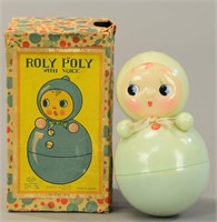LARGE BOXED CELLULOID ROLLY POLY