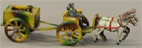 HORSE DRAWN MILITARY CANNON PENNY TOY