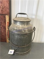 Small milk can w/handle -approx  13"T