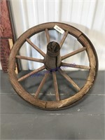 Wood wheel- approx 23" across