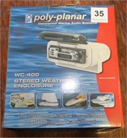 poly planar WC-400 stereo weather enclosure