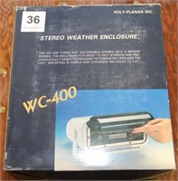 poly planar WC-400 stereo weather enclosure