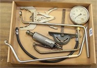 Ashcroft liquid filled pressure gauge with cracked