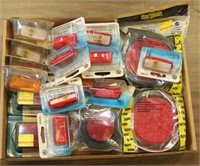 flat lot (15)+ red and yellow marker lights &