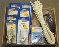 Sea Dog nylon shock cord clips, galv. oar