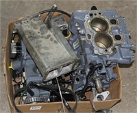 box with engine parts & asstd
