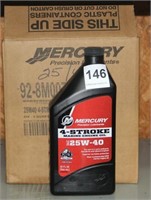 6 Mercury 4 stroke marine engine oil,