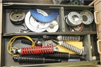 contents of drawer to include shocks, brakes,