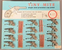 Tiny Mite Single Shot Precision Cap Pistols.