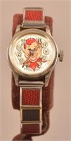 Howdy Doody Wrist Watch with Articulated Eyes