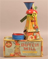 Mac No. 26 Dutch Mill Tin Lithograph Sand Toy.