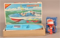 Nichimo Seapet Model Boat with Outboard Motor.