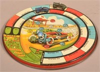 Tin Lithograph Brownie Auto Race Game.