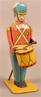 Wolverine Tin Lithograph Wind-Up Drum Major Toy.