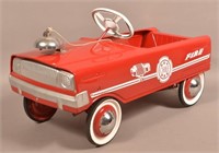 Murray Pressed Steel Fire Chief Pedal Car.