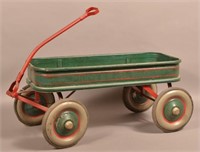 Pioneer Racer Pressed Steel Child's Wagon.