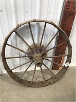 Steel wheel -approx 29" across