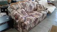 Hide-away bed couch w/ wheels