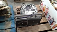 Radio/casette and CD players
